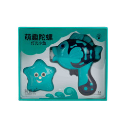 Fish Top Spin Gun - Green